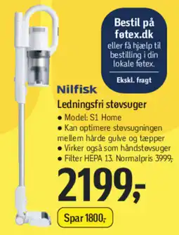 Føtex NILFISK Ledningsfri støvsuger tilbud