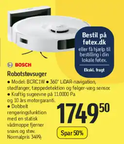 Føtex BOSCH Robotstøvsuger tilbud
