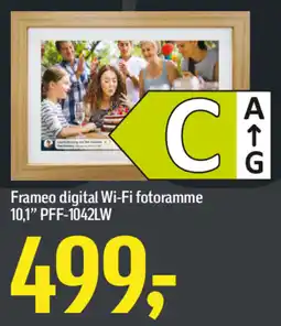 Føtex Frameo digital wi-fi fotoramme 10,1" pff-1042lw tilbud