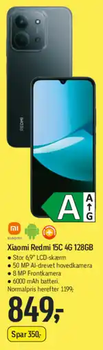 Føtex Xiaomi redmi 15c 4g 128gb tilbud