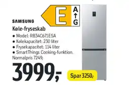 Føtex SAMSUNG Køle-fryseskab tilbud