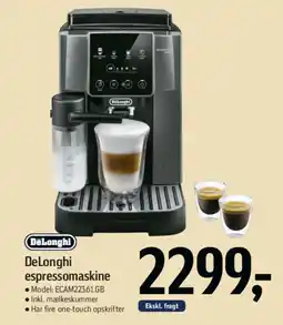 Føtex DELONGHI Espressomaskine tilbud