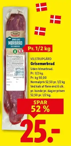 Lidl Vilstrupgård grisemørbrad tilbud