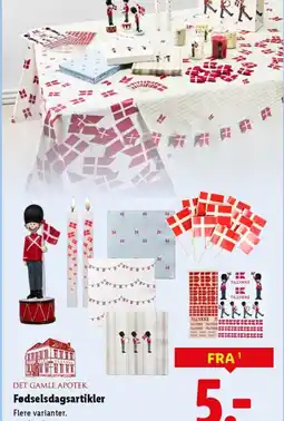 Lidl Det gamle apotek fødselsdagsartikler tilbud