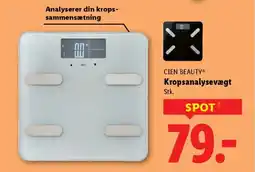 Lidl Cien beautyⓡ kropsanalysevægt tilbud