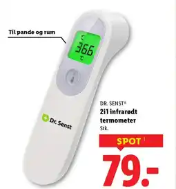Lidl DR. SENSTⓇ 2i1 infrarødt termometer tilbud