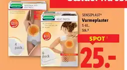 Lidl SENSIPLAST® Varmeplaster tilbud