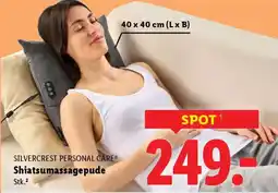 Lidl Silvercrest personal care® shiatsumassagepude tilbud