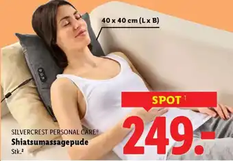 Silvercrest personal care® shiatsumassagepude