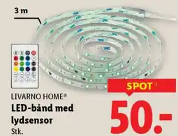Lidl LIVARNO HOME® LED-bånd med lydsensor Stk. tilbud