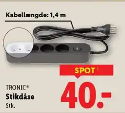Lidl TRONIC® Stikdåse Stk. tilbud
