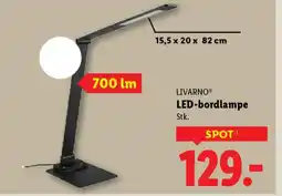 Lidl Livarno® led-bordlampe stk. tilbud