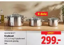 Lidl SILVERCREST® Grydesæt tilbud