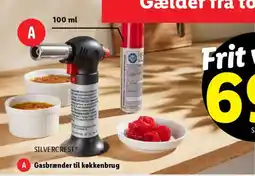 Lidl Silvercrest® gasbrænder til køkkenbrug tilbud