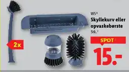 Lidl W5Ⓡ Skyllekurv eller opvaskebørste Stk.² tilbud