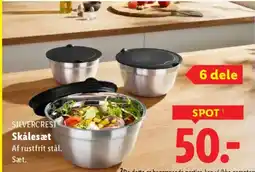 Lidl Silvercrest skålesæt tilbud
