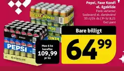 Løvbjerg Pepsi, Faxe Kondi el. Egekilde tilbud