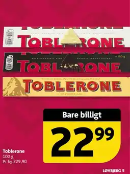 Løvbjerg Toblerone tilbud
