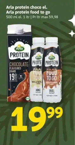 Løvbjerg Arla protein choco el. Arla protein food to go tilbud