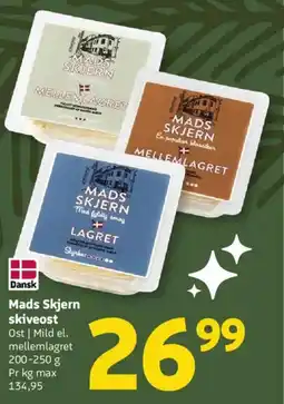 Løvbjerg Dansk Mads Skjern skiveost tilbud