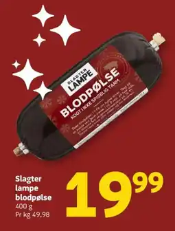 Løvbjerg Slagter lampe blodpølse tilbud