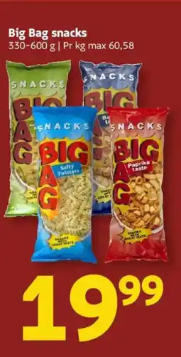 Løvbjerg Big Bag snacks tilbud