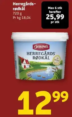 Løvbjerg Herregårds- rødkål tilbud