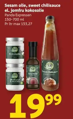 Løvbjerg Sesam olie, sweet chilisauce tilbud