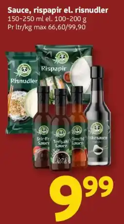 Løvbjerg Sauce, rispapir el. risnudler tilbud