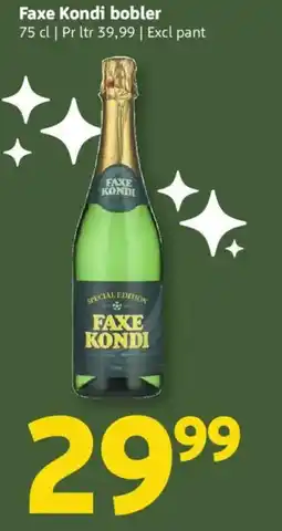 Løvbjerg Faxe Kondi bobler tilbud