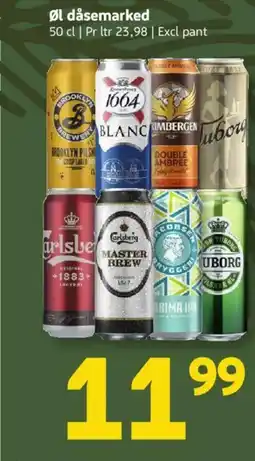 Løvbjerg Øl dåsemarked tilbud