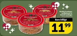 Løvbjerg Nordhty brunkager, vaniljekranse el. karamel småkager tilbud
