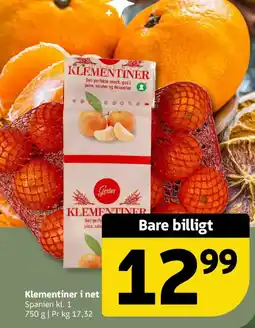 Løvbjerg Klementiner i net tilbud