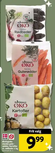 Løvbjerg Dansk økologiske danske gule- rødder, kartofler el. rødbeder tilbud