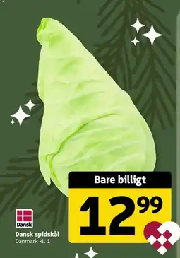 Løvbjerg Dansk spidskål tilbud