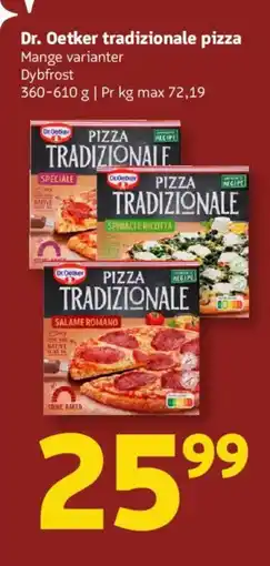 Løvbjerg Dr. Oetker tradizionale pizza tilbud