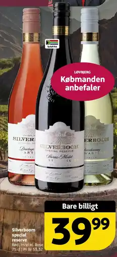 Løvbjerg Silverboom special reserve tilbud