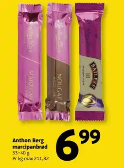 Løvbjerg Anthon Berg marcipanbrød tilbud
