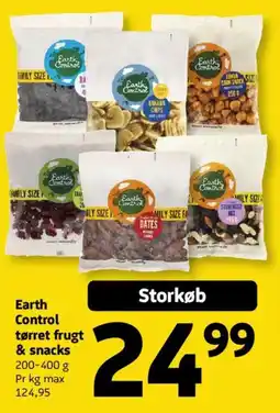 Løvbjerg Earth Control tørret frugt & snacks tilbud