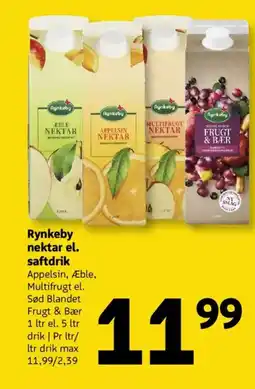 Løvbjerg Rynkeby nektar el. saftdrik tilbud