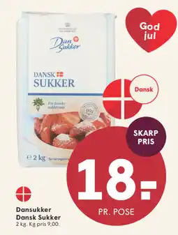 SPAR Dansukker Dansk Sukker tilbud