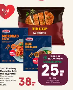 SPAR Steff Houlberg Maxi eller Tulip Middagsretter tilbud