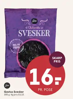 SPAR Gestus Svesker tilbud