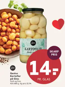 SPAR Gestus Kartofler på Glas tilbud