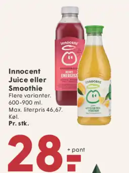 SPAR Innocent Juice eller Smoothie tilbud