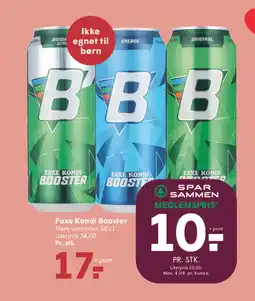 SPAR Faxe Kondi Booster tilbud