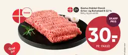 SPAR Gestus Hakket Dansk Grise- og Kalvekød 8-12 % tilbud