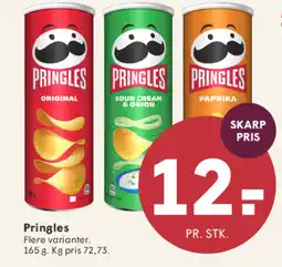 SPAR Pringles tilbud