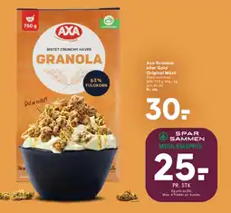 SPAR Axa Granola eller Gold Original Müsli tilbud