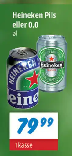 zur Krone Heineken Pils eller 0,0 tilbud